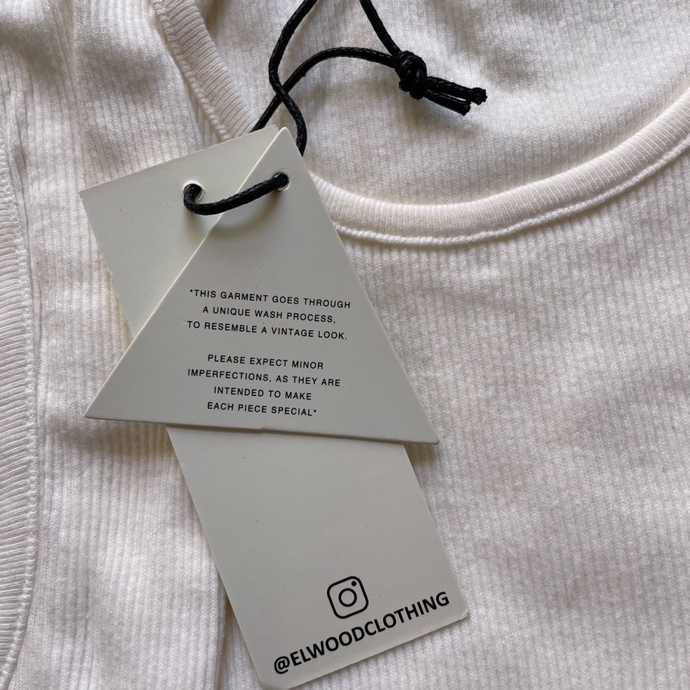 Elwood Aged White Tank